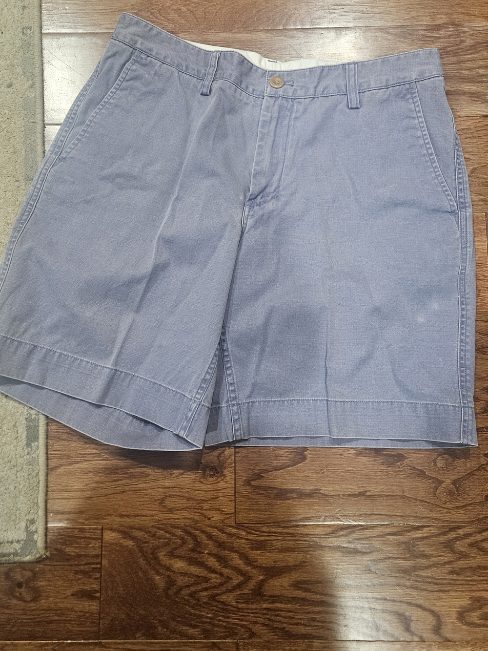 Vineyard Vines Light Blue Flat Front Cotton Shorts